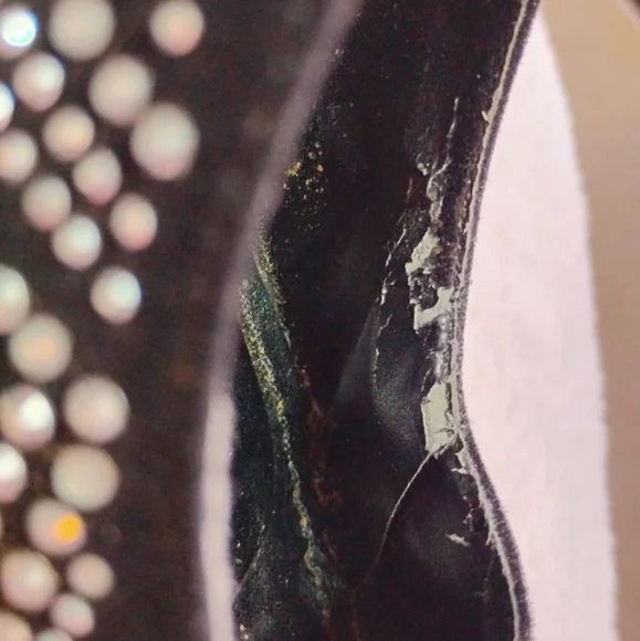 Shiekh Elegant Black Heels Covered In Rhinestone - Picture 9 of 17